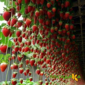Клубника ампельная Анастасия купить по цене от 370р. в интернет-магазине «Посадика» с доставкой почтой в в Райчихинске и по всей России – [изображение №1].